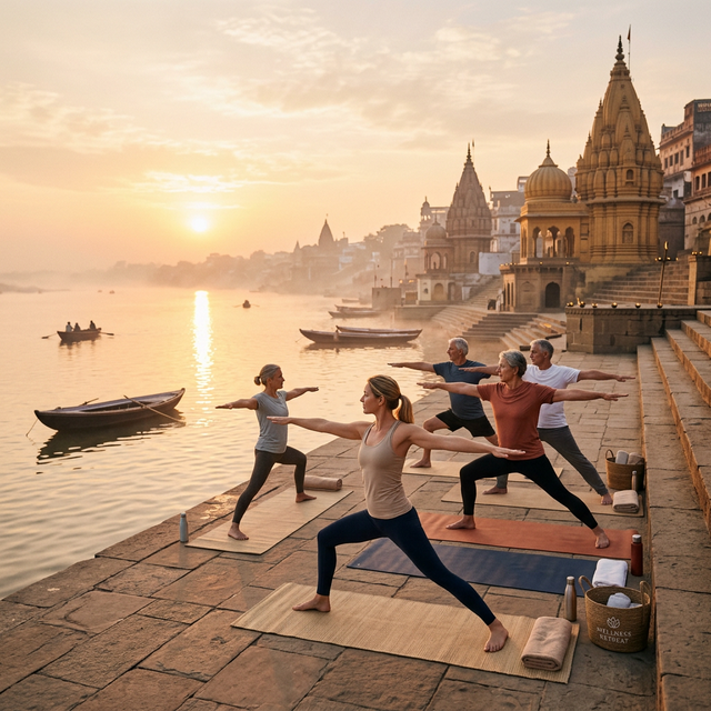 Riverside Yoga Session